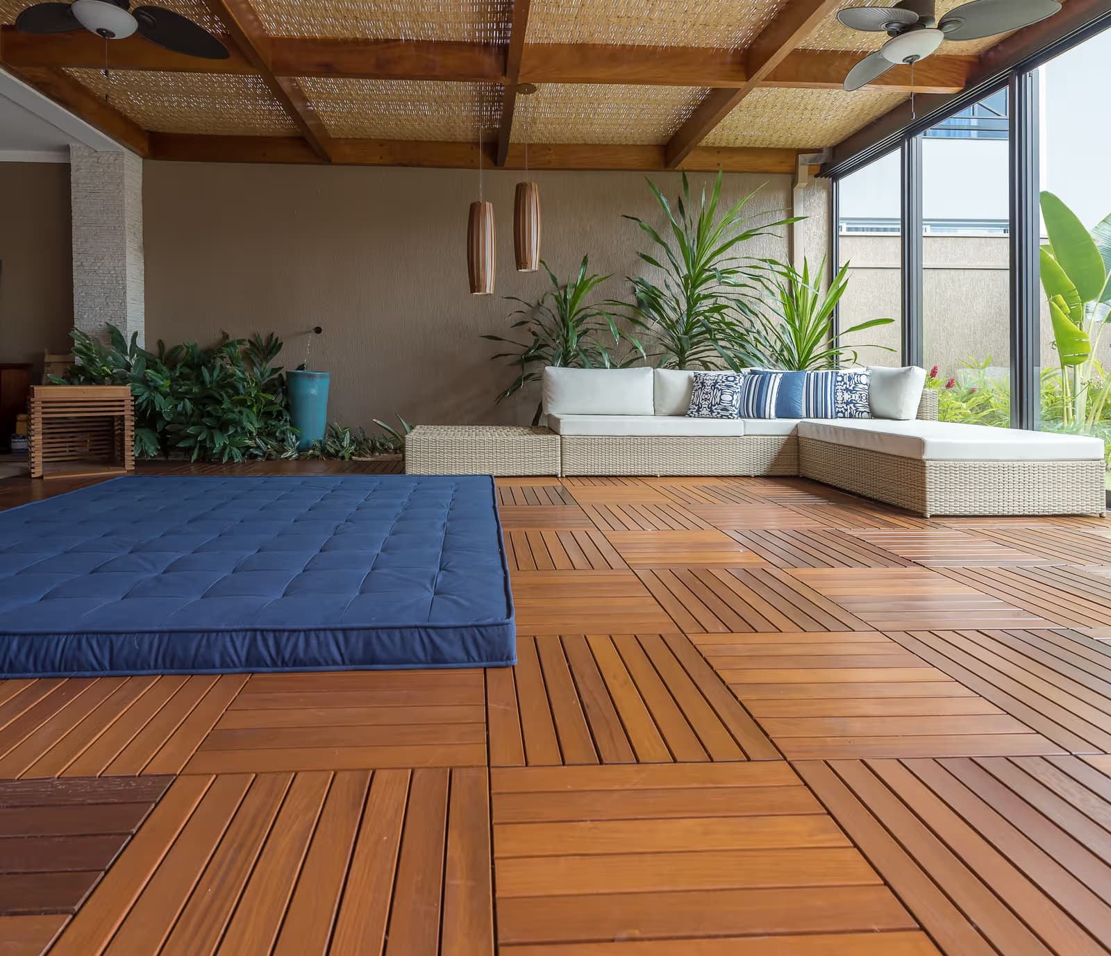 Ipe Hardwood Deck Tiles