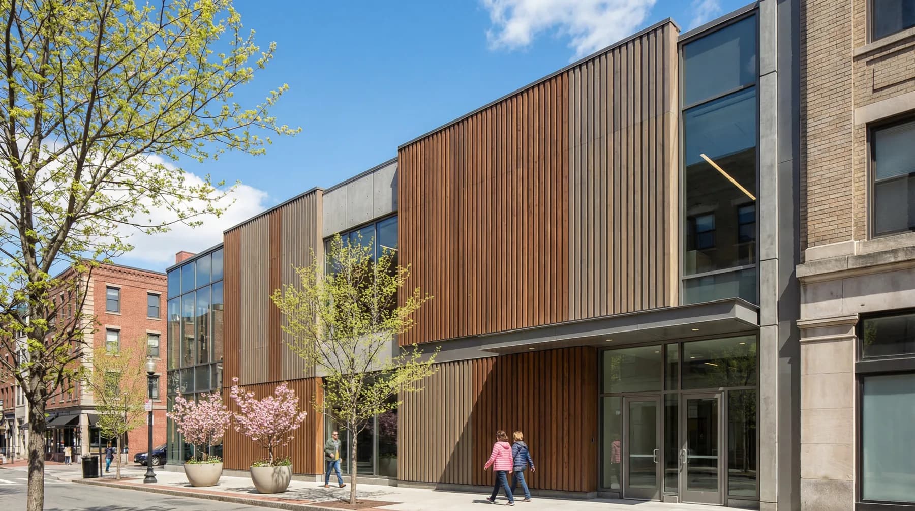 Wood cladding application